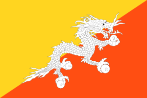 Pasfoto eisen Bhutan vlag ASA FOTO Amsterdam