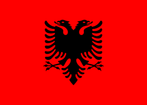 Pasfoto eisen Albanië vlag ASA FOTO Amsterdam