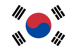 Pasfoto eisen Zuid Korea vlag ASA FOTO Amsterdam