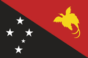 Pasfoto eisen Papoea Nieuw Guinea vlag ASA FOTO Amsterdam
