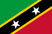 Pasfoto eisen Saint Kitts en Nevis vlag ASA FOTO Amsterdam