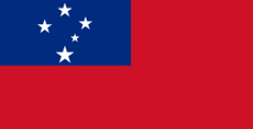 Pasfoto eisen Samoa vlag ASA FOTO Amsterdam
