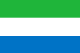 Pasfoto eisen Sierra Leone vlag ASA FOTO Amsterdam