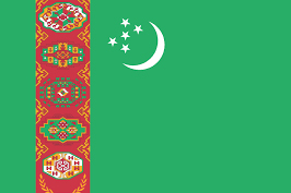Pasfoto eisen Turks- en Turkmenistan vlag ASA FOTO Amsterdam